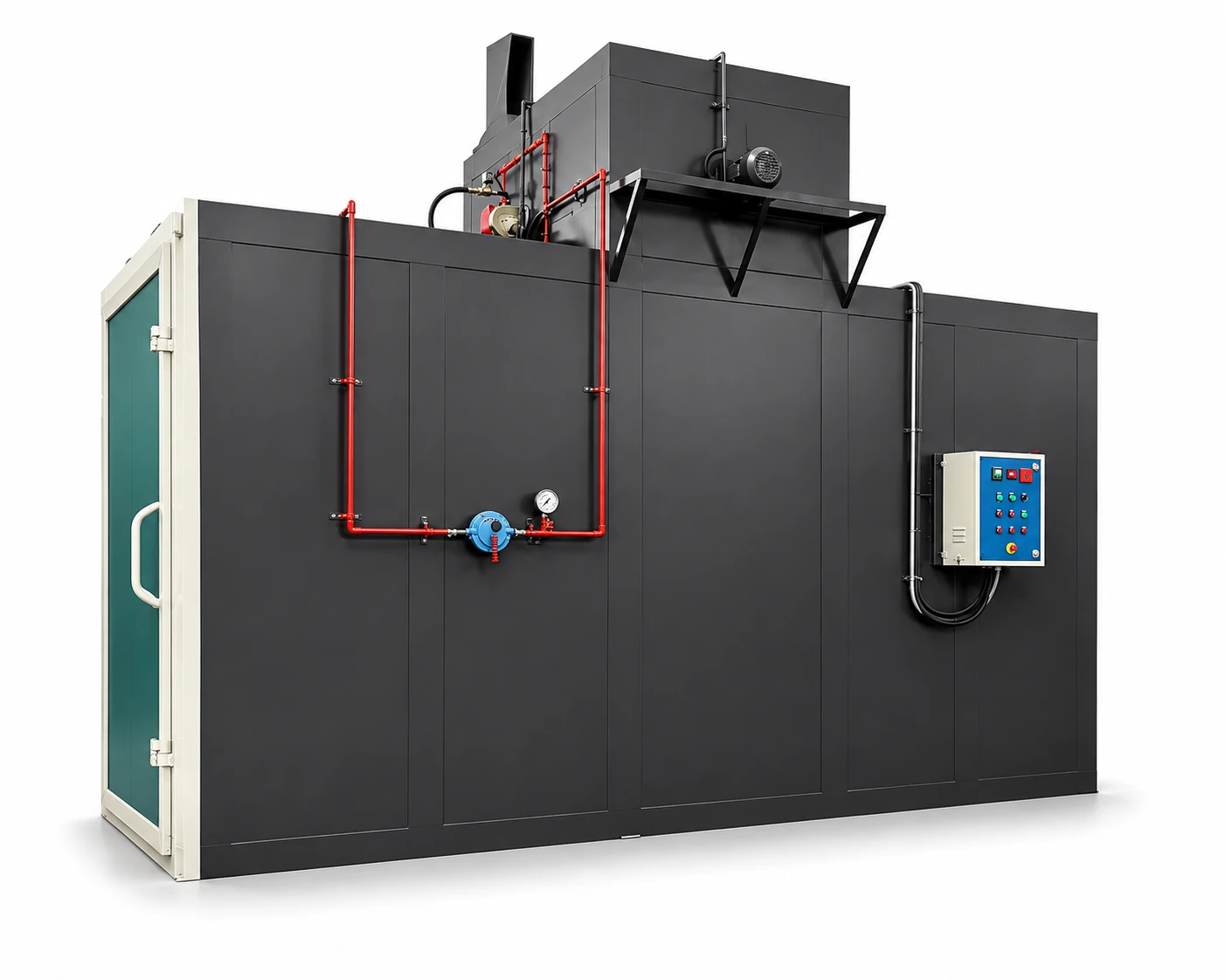 Large Industrial Powder Coating Oven
